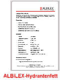 Download Produktblatt ALBILEX Hydrantol Hydrantenfett.